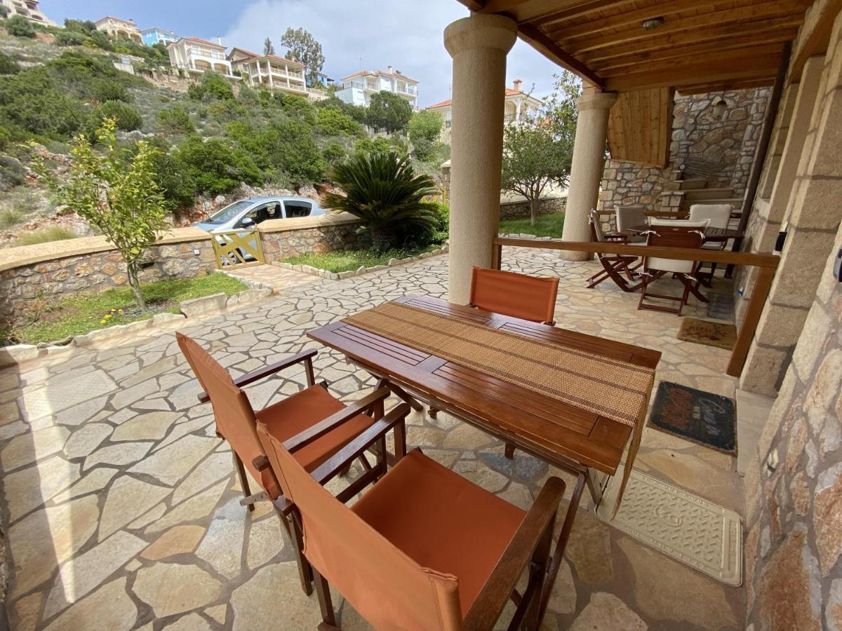 Two-Storey Mansion At The Sea Arkadiko Chorio Exterior foto